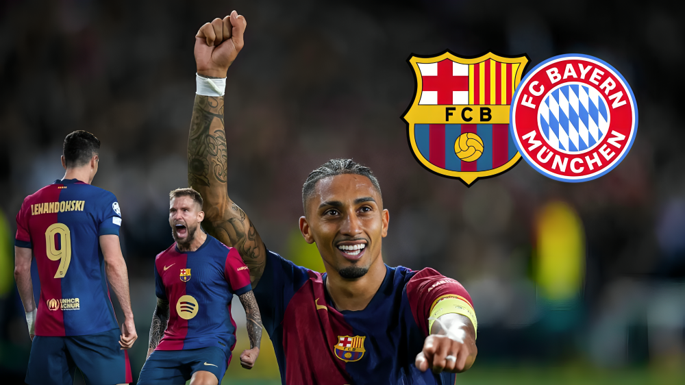 Barcelona arrasa al Bayern Múnich 4-1 con un espectacular triplete de Raphinha